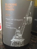 布魯索姆路霍克山園霞多麗干白葡萄酒(Bluxome Street Hawk Hill Vineyard Chardonnay, Russian River Valley, USA)