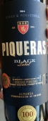 皮克拉斯酒莊黑標西拉-莫納斯特雷爾紅葡萄酒(Bodegas Piqueras Black Label Syrah Monastrell, Almansa, Spain)