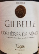帕特里克莱塞克吉尔贝红葡萄酒(Patrick Lesec Gilbelle, Costieres de Nimes, France)