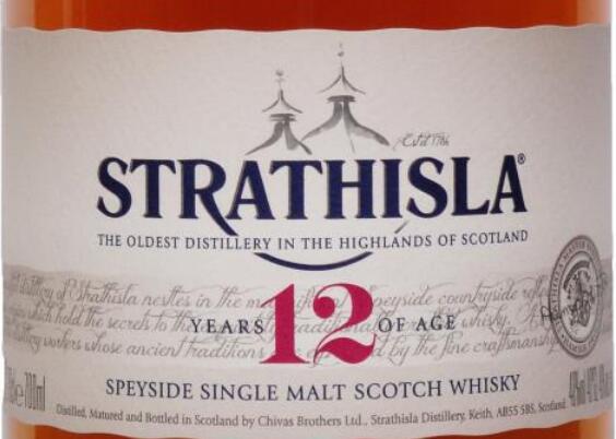 Strathisla 12 Years of Age Single Malt Scotch Whisky, Speyside, UK