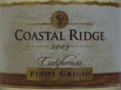 海岸山脊灰皮諾葡萄酒(Coastal Ridge Pinot Grigio, California, USA)