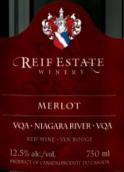 瑞芙酒莊梅洛干紅葡萄酒(Reif Estate Winery Merlot, Niagara River, Canada)