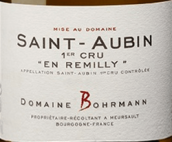 伯曼酒庄瑞米莉（圣欧班一级园）红葡萄酒(Domaine Bohrmann En Remilly Rouge, Saint-Aubin Premier Cru, France)