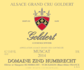 鴻布列什酒莊歌黛園麝香白葡萄酒(Domaine Zind-Humbrecht Goldert Muscat, Alsace, France)