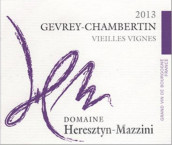 海辛-瑪茲酒莊老藤（熱夫雷-香貝丹村）紅葡萄酒(Domaine Heresztyn-Mazzini Gevrey-Chambertin Vieilles Vignes, Cote de Nuits, France)