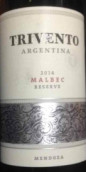 風(fēng)之語(yǔ)酒莊馬爾貝克珍藏紅葡萄酒(Trivento Reserve Malbec, Lujan de Cuyo, Argentina)