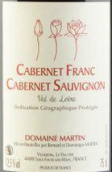 馬丁莊園品麗珠-赤霞珠干紅葡萄酒(Domaine Martin Cabernet Franc Cabernet Sauvignon, Loire Valley, France)